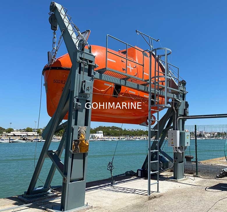 SOLAS Approved FRP 26Persons Tanker Ships Totally Enclosed Motor Propelled Survival Craft TEMPSC